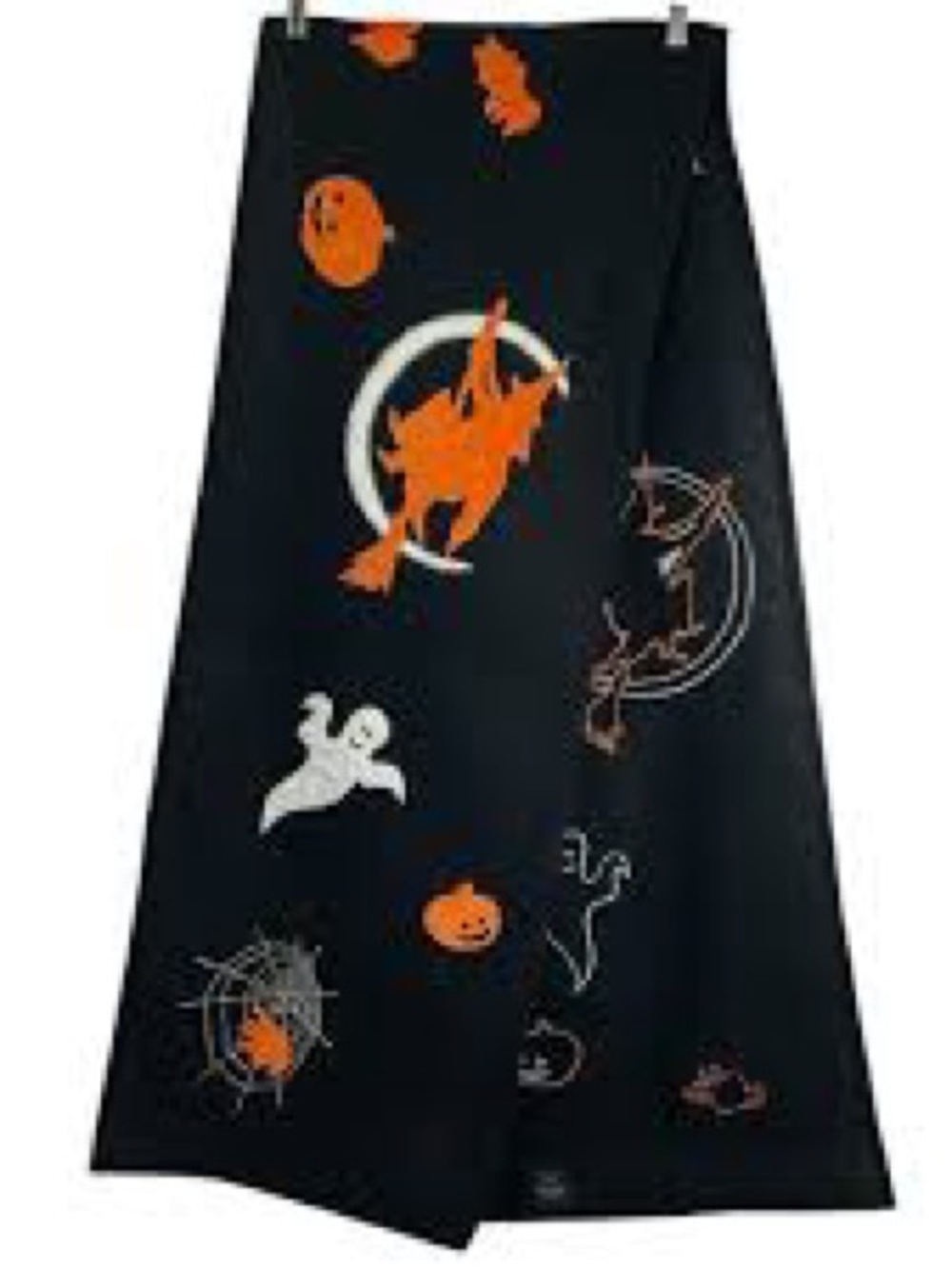 Pottery Barn Black Halloween Table Runner